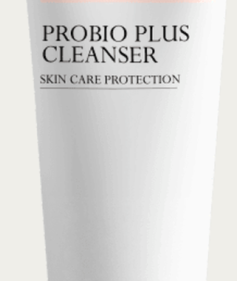The lower body and base of the Gentle Gel Cleanser tube on its cream backdrop
