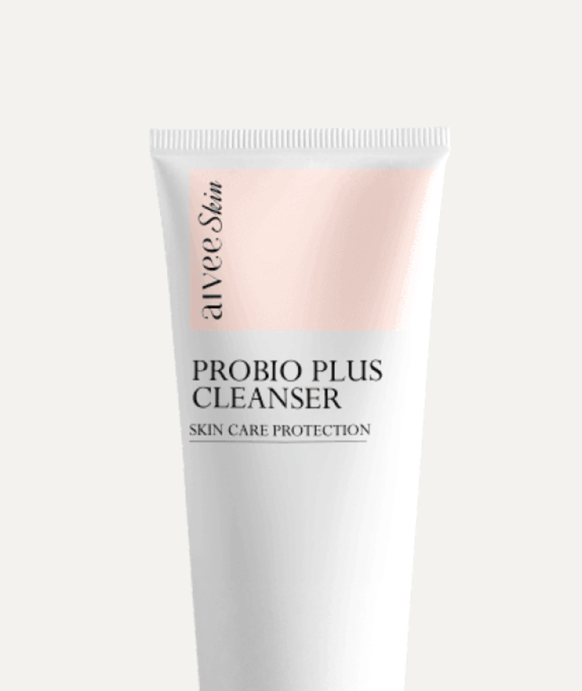Gentle Gel Cleanser tube with a pale pink band against a soft cream backdrop
