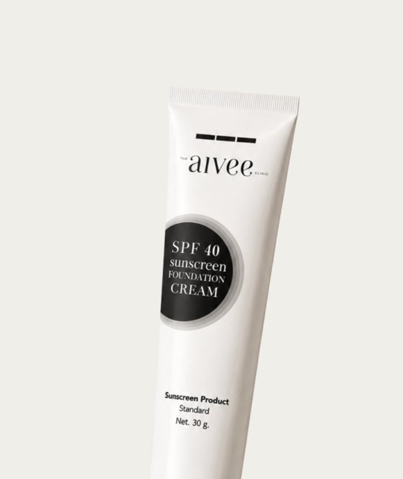 Sunscreen Gel SPF50 tube against a soft cream backdrop