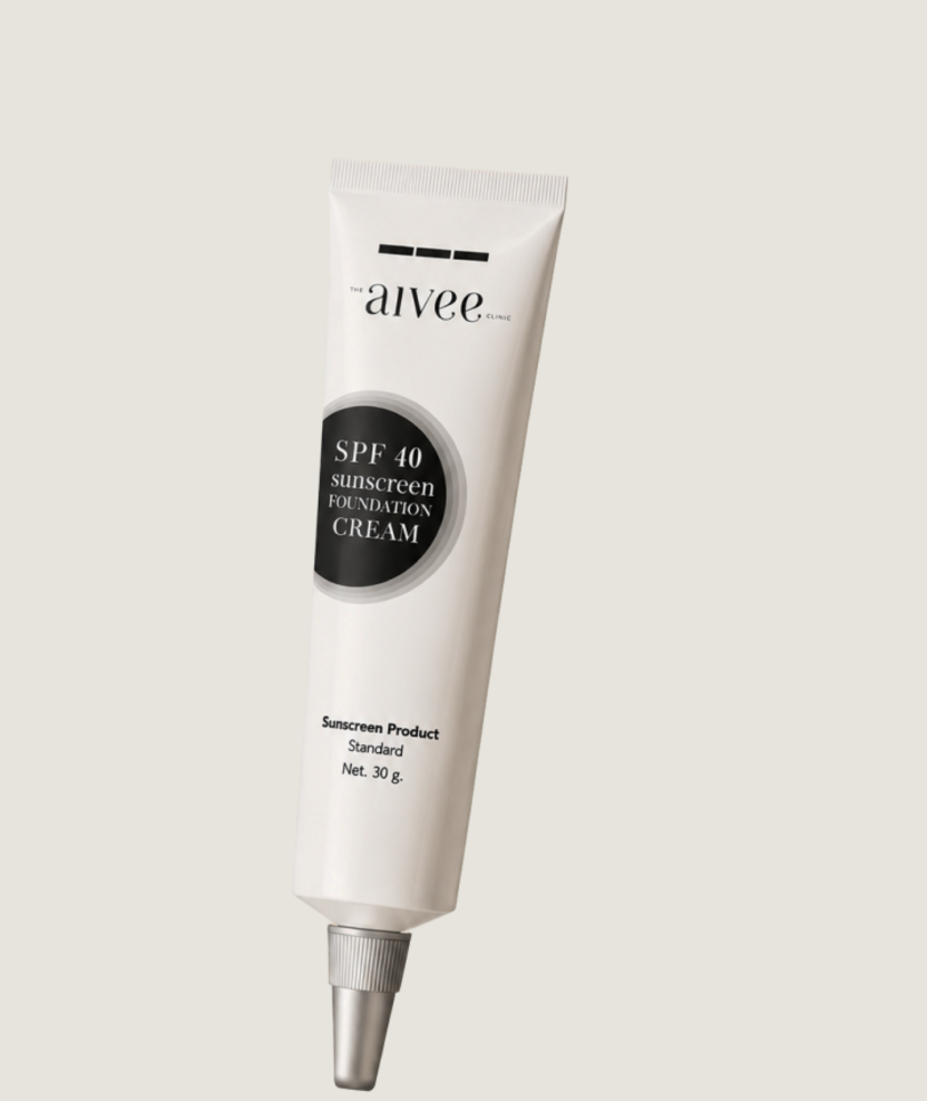 Tinted Sunscreen SPF30 tube with a soft tinted finish against a soft cream backdrop